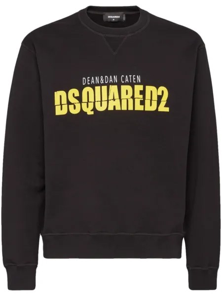 Dsquared2 толстовка с логотипом, черный