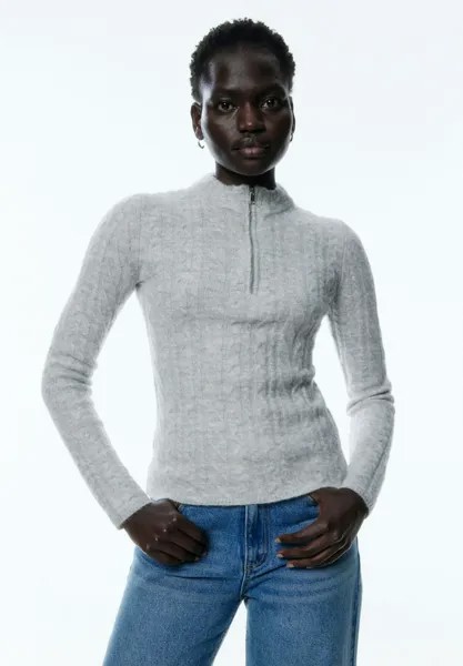 Вязаный свитер ALISON EDITED, цвет graumeliert