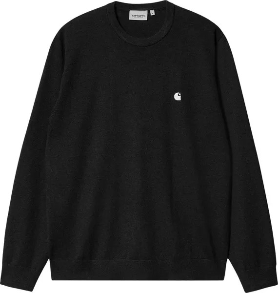 Свитер Carhartt WIP Madison Sweater 'Black', черный