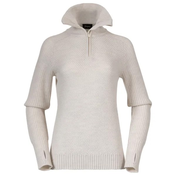 Свитер из мериноса Bergans Ulriken Lady Jumper, цвет Vanilla White
