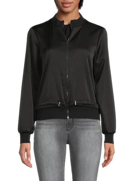 Куртка с поясом Toggle Donna Karan, черный