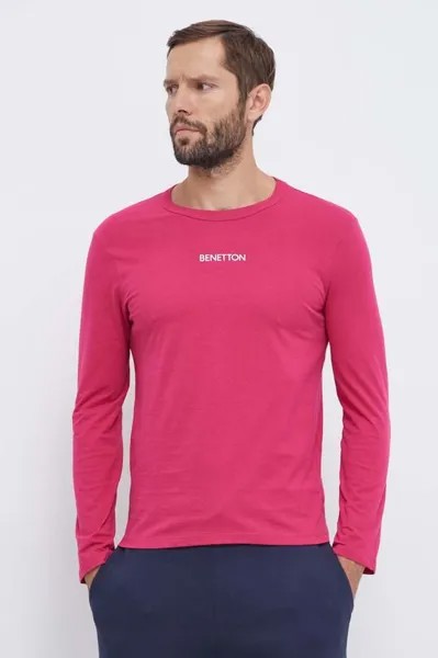 Комбинезон с длинными рукавами United Colors of Benetton, розовый