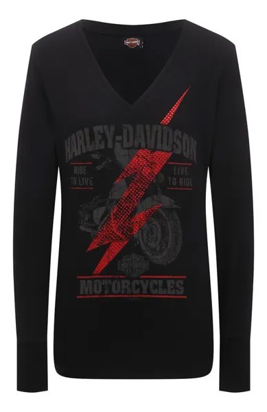 Хлопковый лонгслив Harley-Davidson