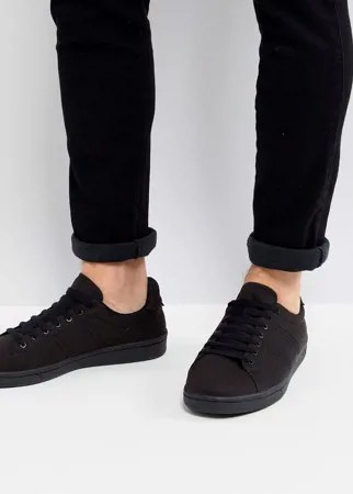 Черные кроссовки Fred Perry B721-Черный