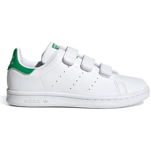 Кеды adidas Originals Stan Smith CF C, размер 31 EU, белый, зеленый