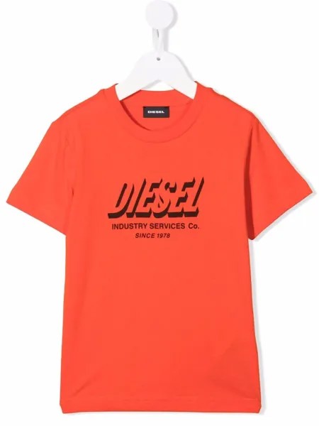 Diesel Kids футболка с логотипом