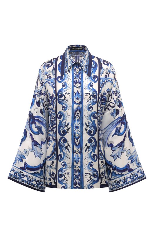 Шелковая рубашка Dolce & Gabbana