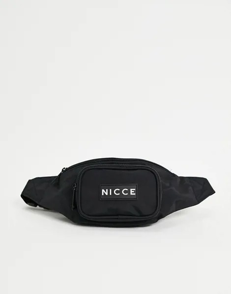 Черная маленькая сумка-кошелек на пояс Nicce keir Nicce Keir-Черный цвет