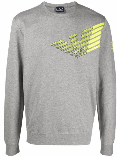 Ea7 Emporio Armani logo-print sweatshirt