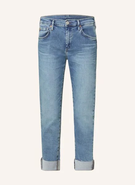Джинсы 7/8 вживую True Religion, голубой