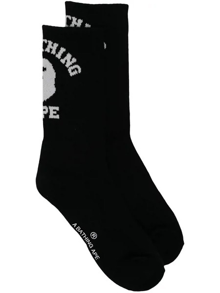 A BATHING APE® носки с логотипом