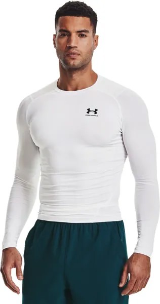 Лонгслив Under Armour HeatGear Armour Langarm Oberteil, белый
