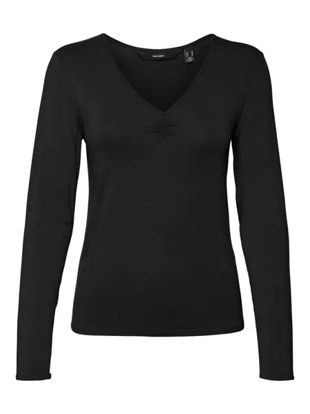 Лонгслив Vero Moda ALBERTE, черный