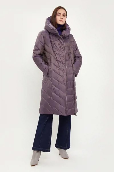 Утепленное пальто женское Finn Flare B21-12039 красное 44