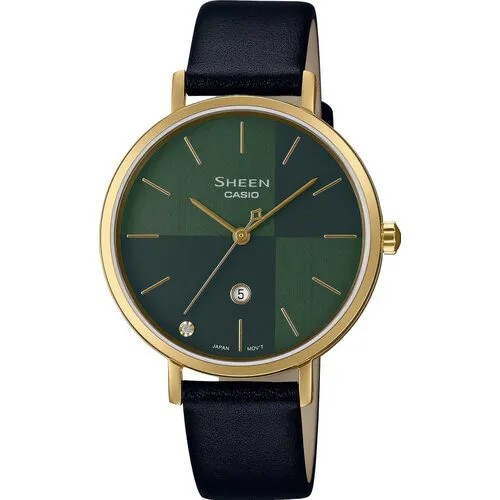 Наручные часы CASIO Sheen, зеленый