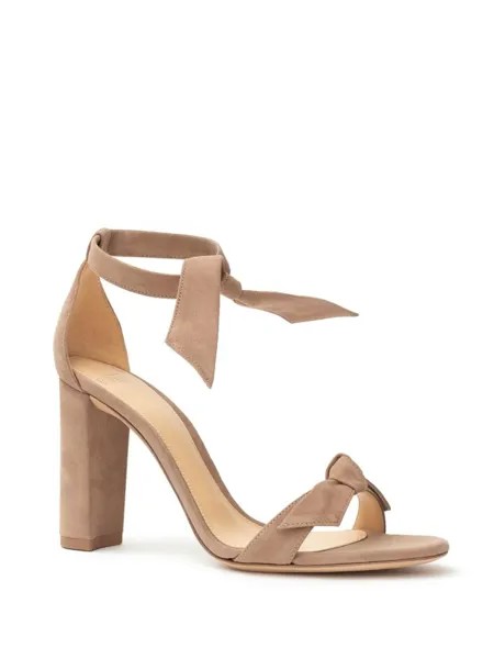 Alexandre Birman босоножки Clarita 90 с завязками, серый