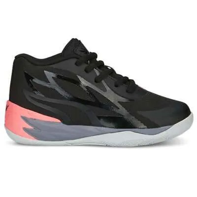 Puma Mb.02 Flare Basketball Youth Boys Черные кроссовки Спортивная обувь 39127101