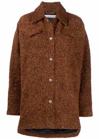 Acne Studios фактурная рубашка оверсайз