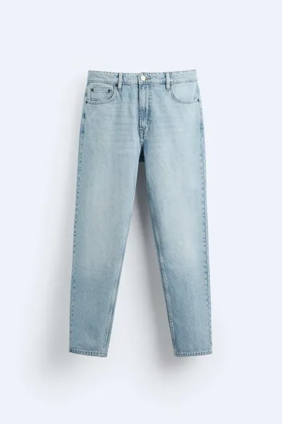 Джинсы Zara Slim Fit, небесно-голубой