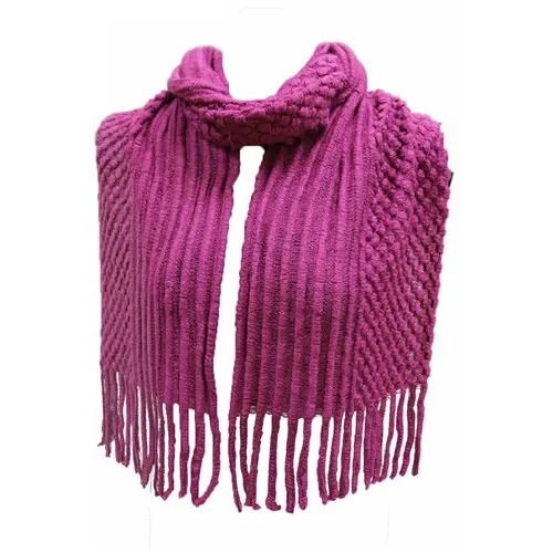 Шарф Crystel Eden, 160х30 см, one size, фуксия