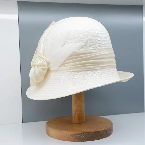 Высококачественная японская шляпа папирады, полностью плетеная вручную шляпа из шелка тутового шелкопряда с цветами, модная Изысканная же...