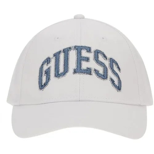 Бейсболка GUESS, хлопок, размер OneSize, белый