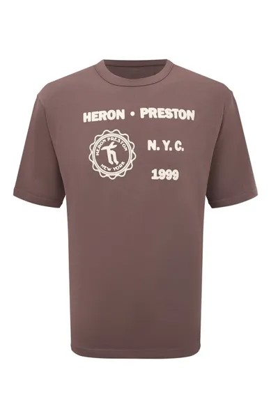 Хлопковая футболка Heron Preston