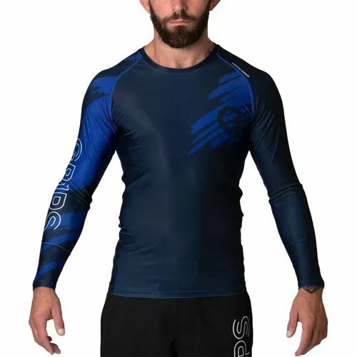 Рашгард HARDCORE TRAINING, размер L, синий