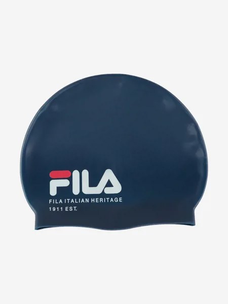 Шапочка для плавания FILA, Синий, размер 55-59