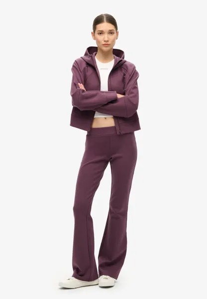 Спортивные штаны SPORT TECH LOW FLARED Superdry, фиолетовый