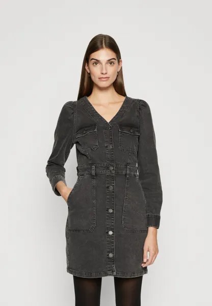 Платье Vaquero GAP WESTERN MINI, черный, цвет black wash