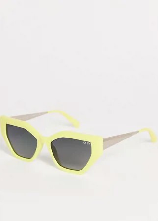 Солнцезащитные очки «кошачий глаз» Quay Vinyl-Желтый