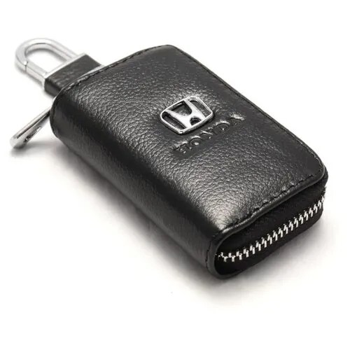 Брелок ключница / Брелок для ключей / Ключница для авто кожа ЭКО хонда , Honda 5х8см.