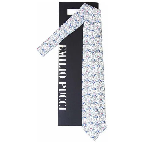 Яркий галстук с абстрактным рисунком Emilio Pucci 61786