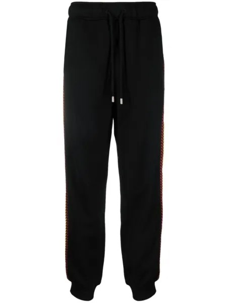 Lanvin спортивные брюки Side Curb, черный