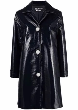 Boutique Moschino глянцевое пальто