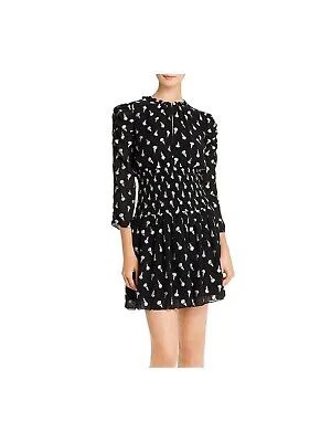 SHOSHANNA Женский пуловер на черной подкладке с рукавом 3/4, короткое платье + расклешенное платье 6