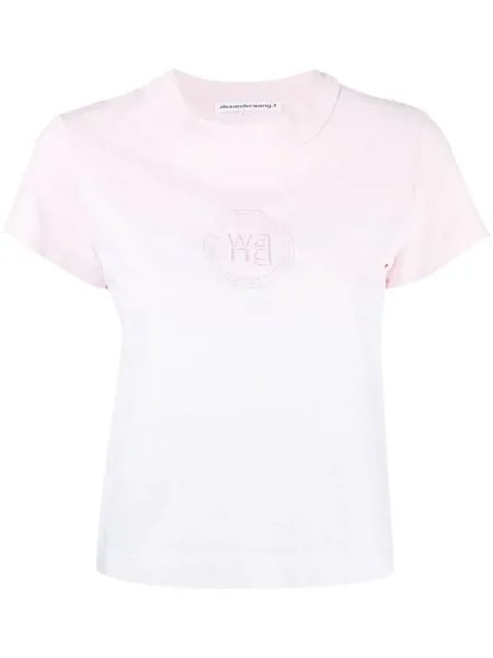 Alexanderwang.t футболка с принтом тай-дай и логотипом