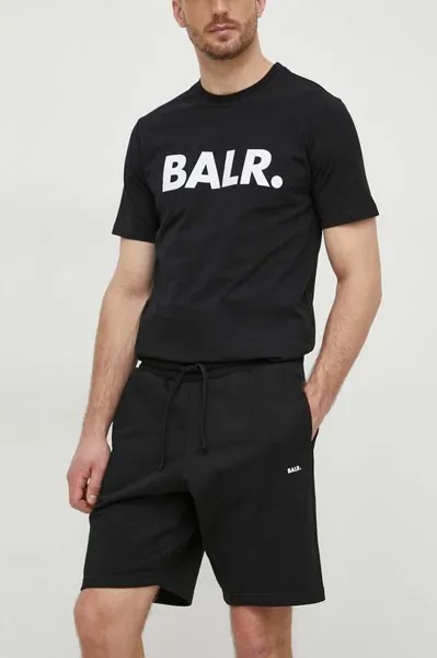 Хлопковые шорты Balr., черный
