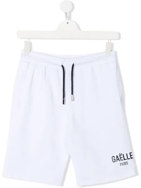 Gaelle Paris Kids спортивные шорты с логотипом