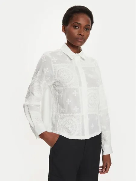 Рубашка стандартного кроя Desigual, белый