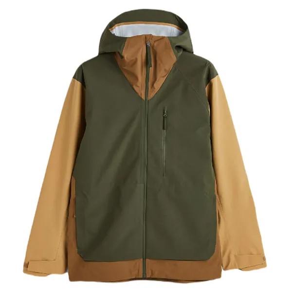Куртка H&M 3-layer Shell in StormMove, темно-зеленый/коричневый
