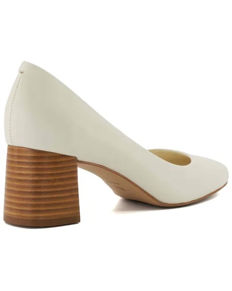 Кожаные туфли-лодочки Dune London Assure, цвет Cream