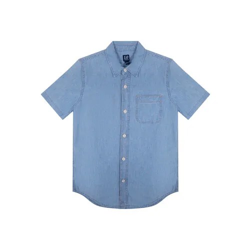 Рубашка GAP, размер 14-16 лет, голубой