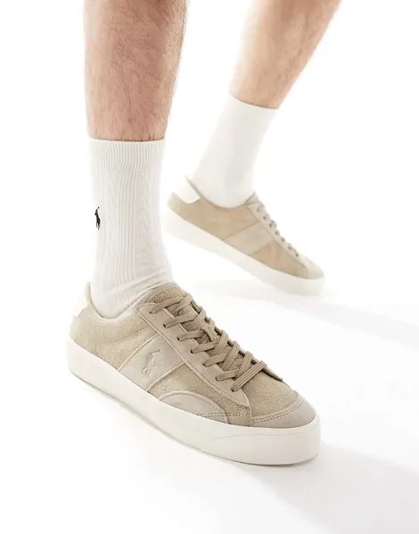 Спортивные кроссовки Polo Ralph Lauren Sayer из светло-коричневой замши