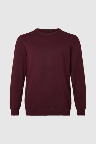 Джемпер премиум-класса с круглым вырезом и вышивкой Debenhams, красный