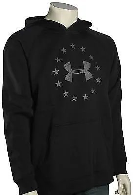 Пуловер с капюшоном Under Armour Freedom — черный/графитовый — новинка