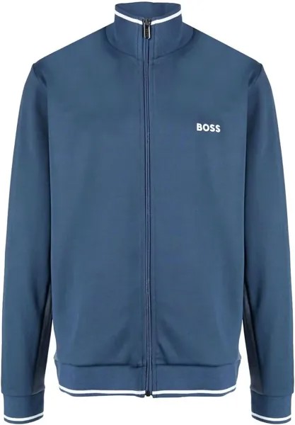Синяя мужская спортивная куртка Hugo Boss, синий