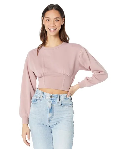 Толстовка Madden Girl, Corset Waist Sweatshirt