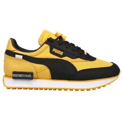 Желтые кроссовки Puma Future Rider X Distinct Life для мальчиков, повседневная обувь 38218